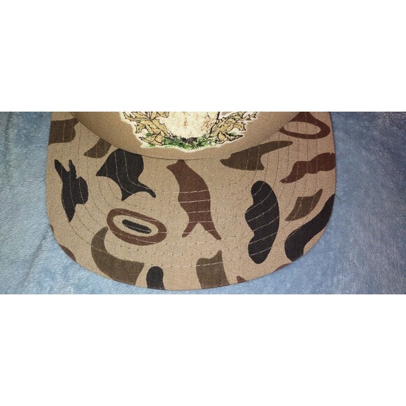 Vintage Buck Deer Trucker Hat OSFA Camo Hunting Cap Snapback - Picture 6 of 7